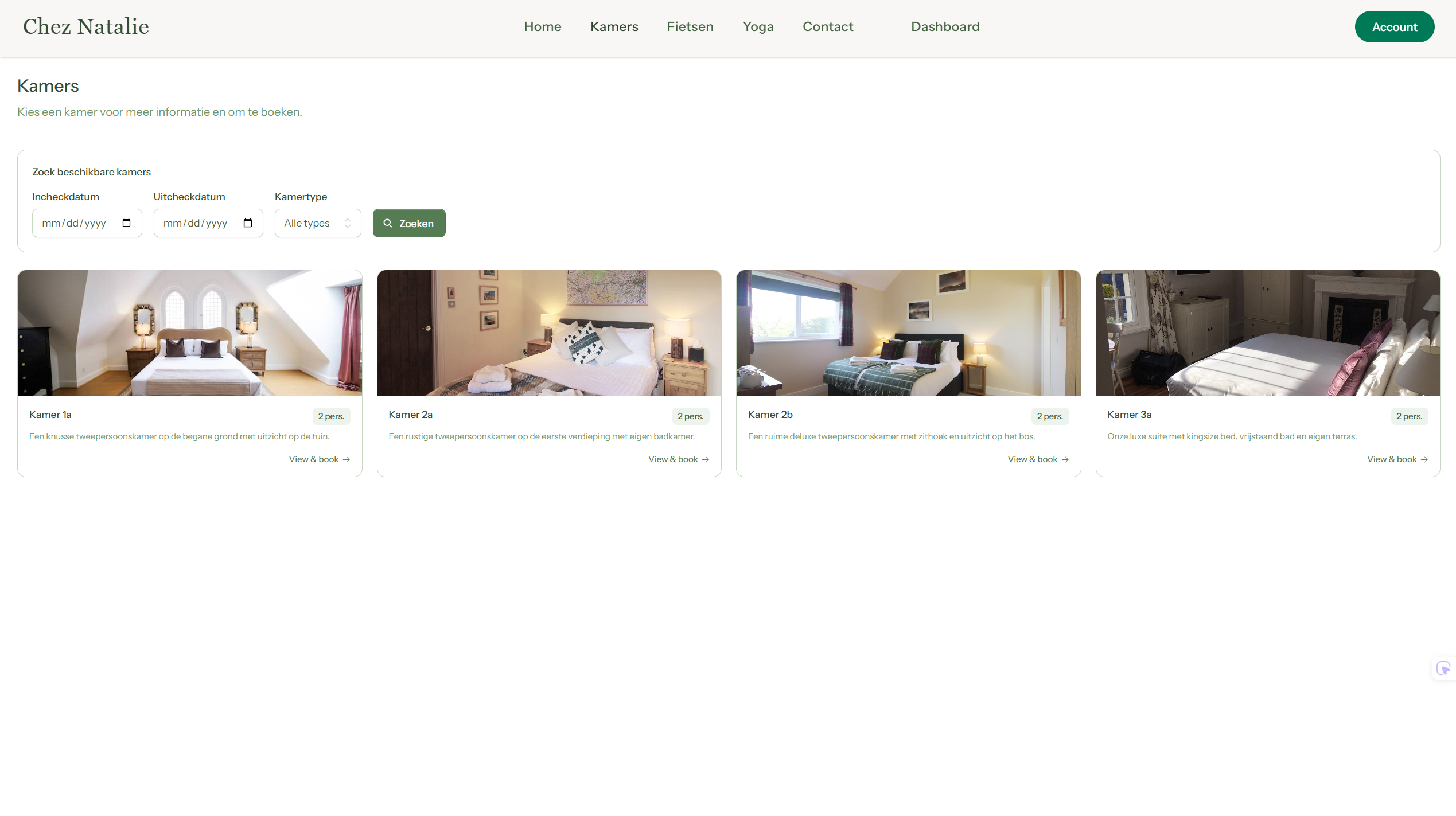 Chez-Natalie Web-App: Full-Stack Digital Solution